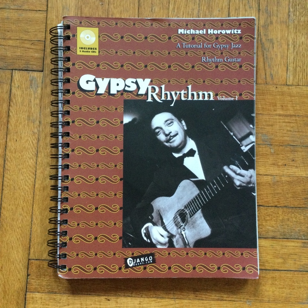 Guitar inst. book “Gypsy Rhythm” by Michael Horowitz 278 pgs, 3 Tutorial CDs